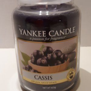 NEW YANKEE CANDLE CASSIS 22 OZ JAR